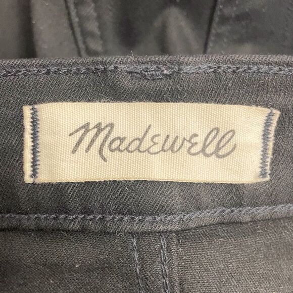 Madewell Tall 9” Mid-Rise Skinny Jeans in ISKO Stay Black Size 26T | 2 Tall - Picture 9 of 14